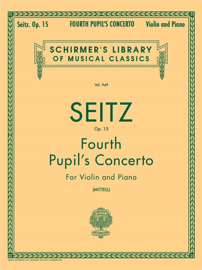 Pupil's Concerto No. 4 in D, Op. 15